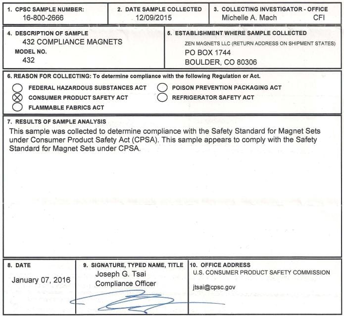 432 Micro CPSA Compliance.